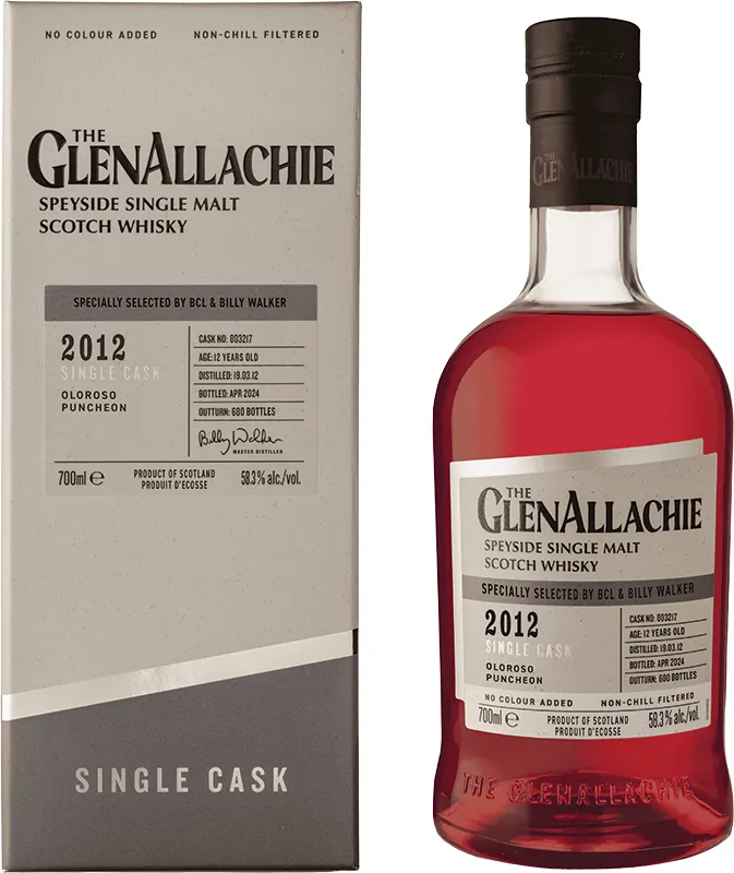 GlenAllachie 12 Year Old 2012 Single Cask Oloroso Puncheon
