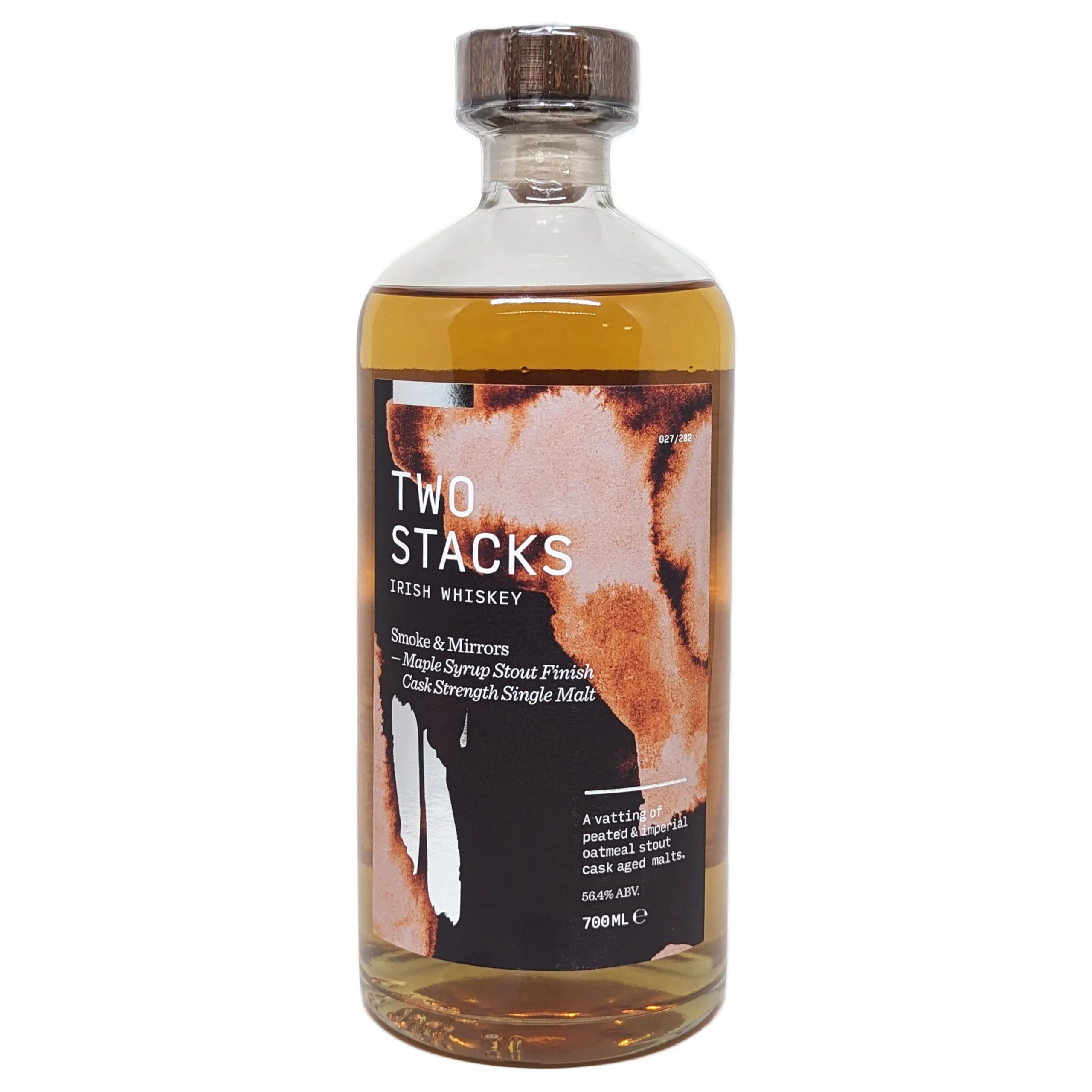 Two Stacks Smoke & Mirrors Maple Syrup Stout Finish Cask Strength Single Malt